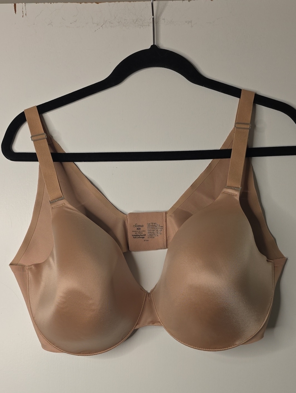 Soma Smooth Nude T-Shirt Bra - Beige/Tan